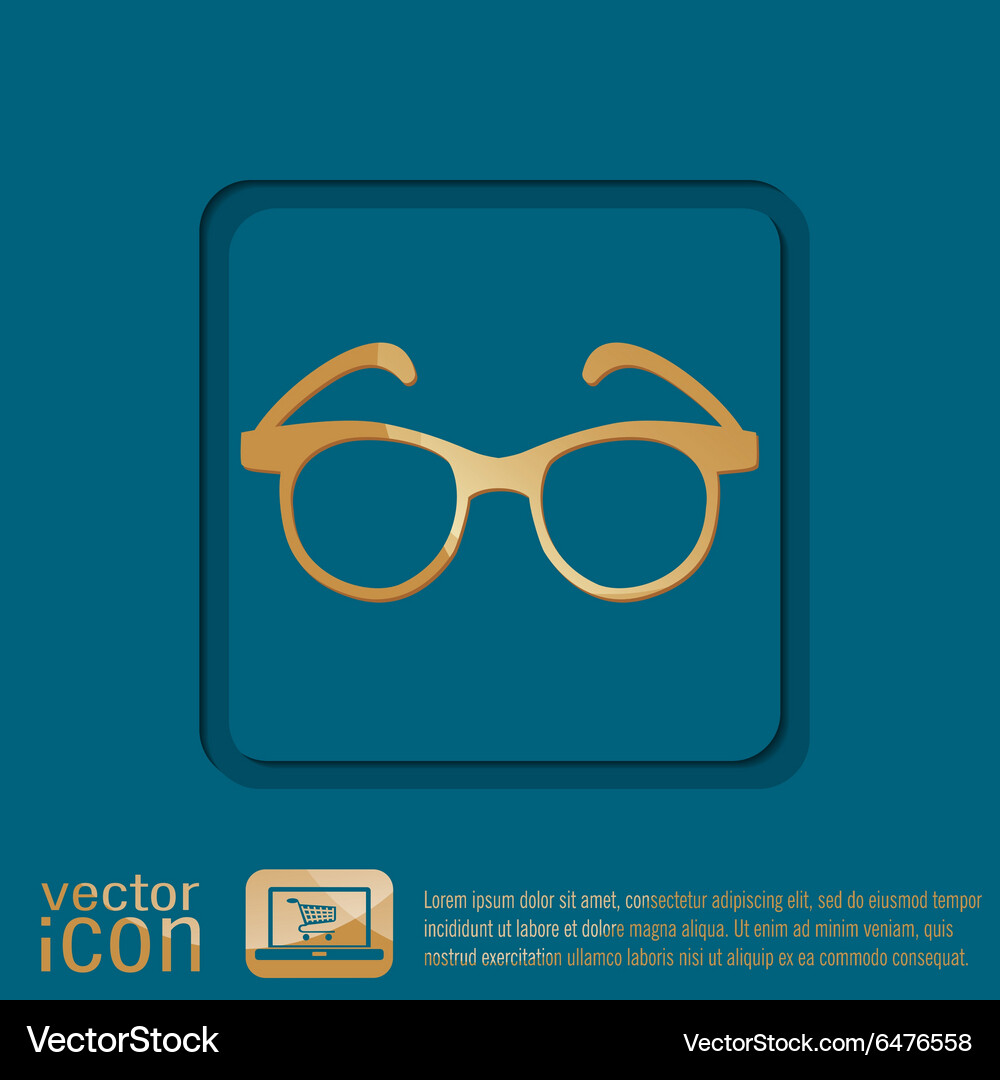 Glasses Royalty Free Vector Image - VectorStock