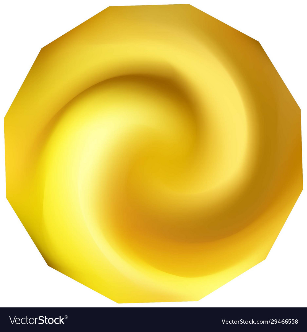 Gradient background in form a shape vector image Gradient background in form a shape