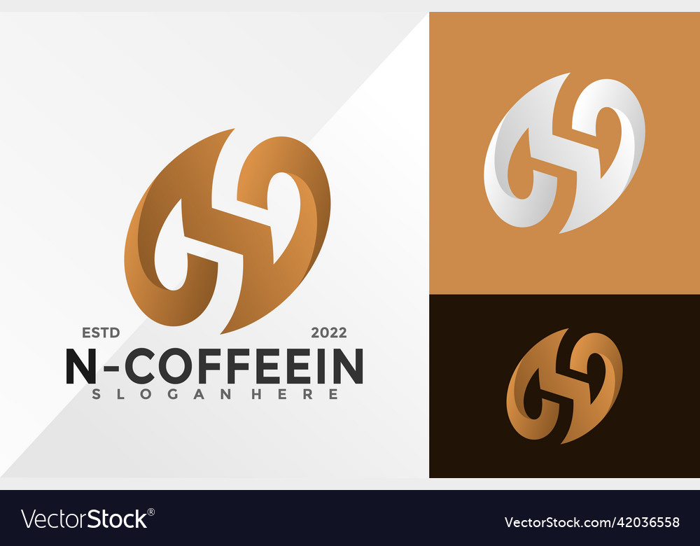 Designvorlage für das Logo des Kaffees