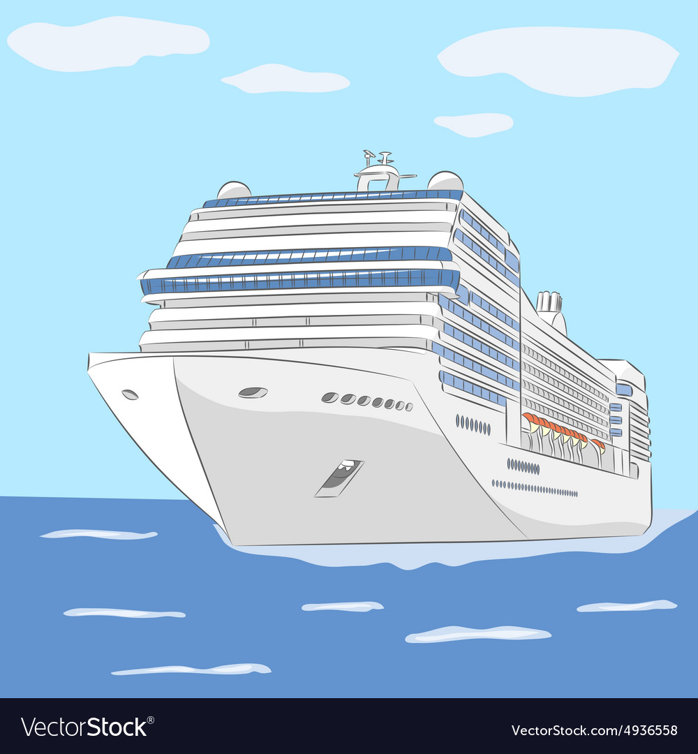 Liner a Royalty Free Vector Image - VectorStock