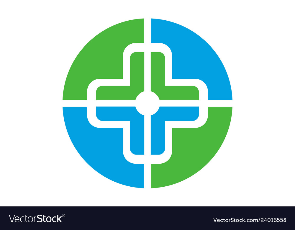 Medical logo design concept icon