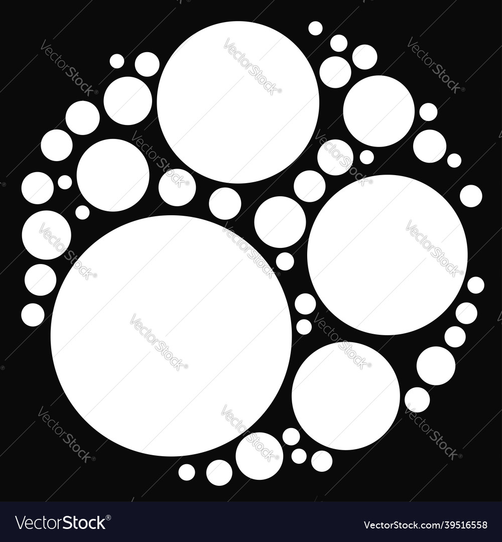 Random dots circles pointillist pointillism Vector Image Random dots circles pointillist pointillism