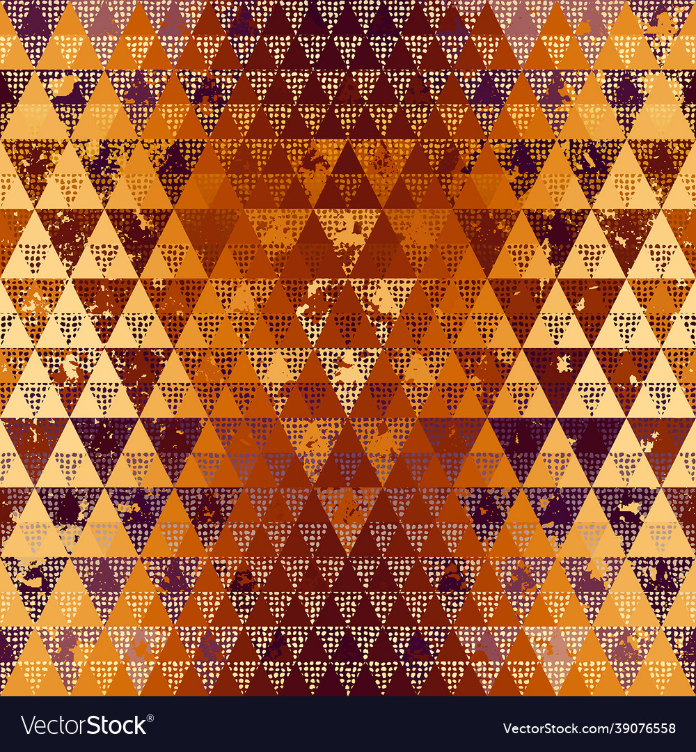 Seamless pattern background of a triangles vector image Seamless pattern background of a triangles