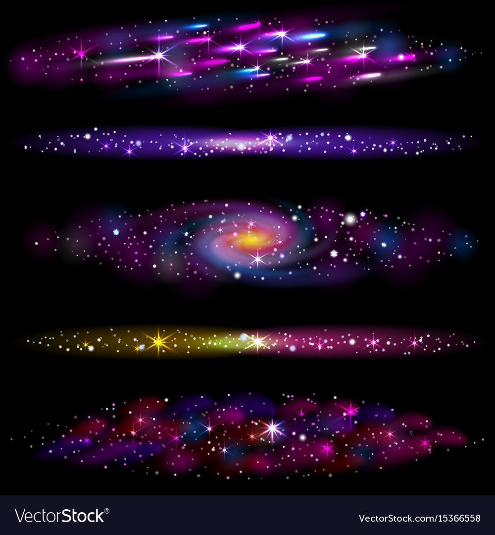 Space theme text deviders