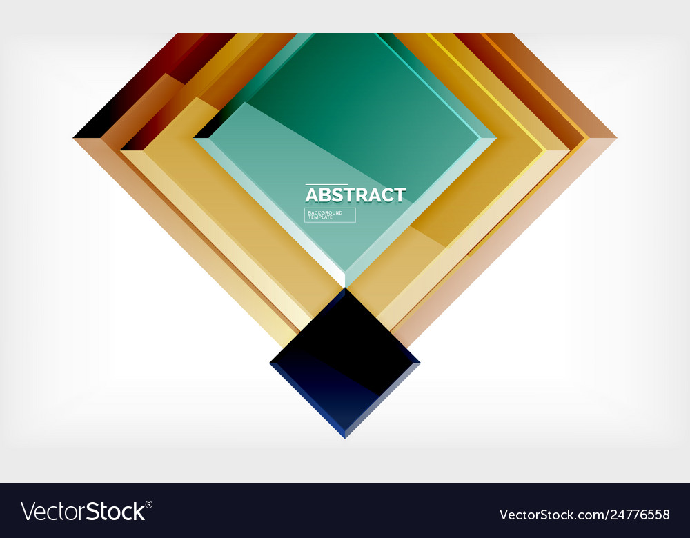 Square geometric background