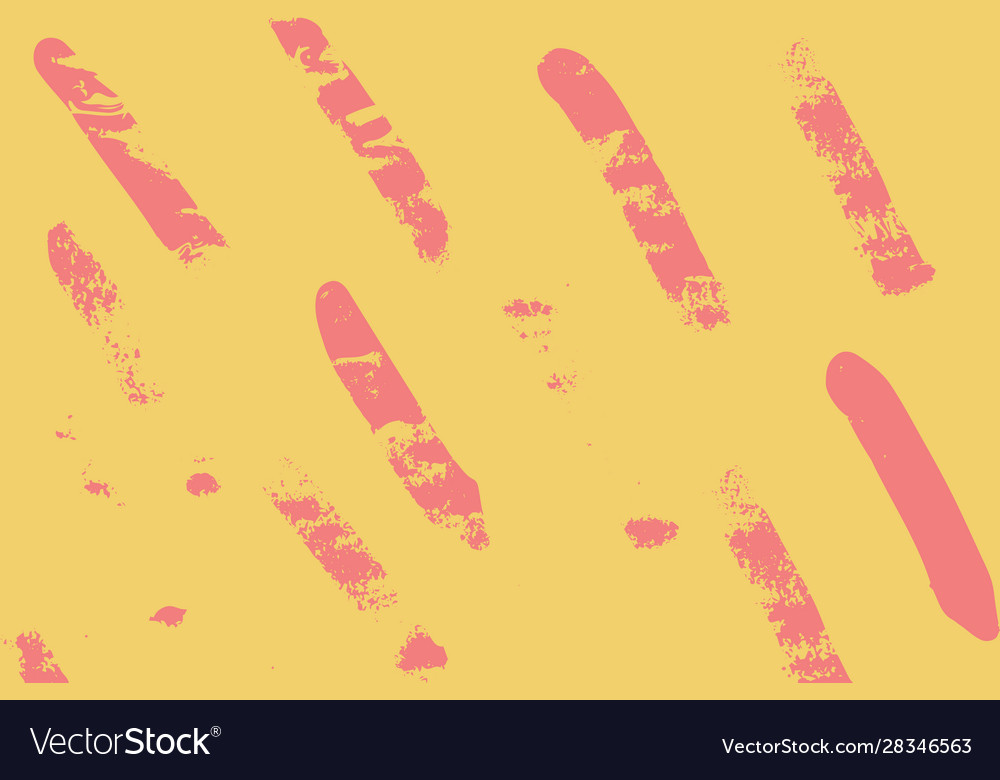 Abstract multicolored image made with a brush