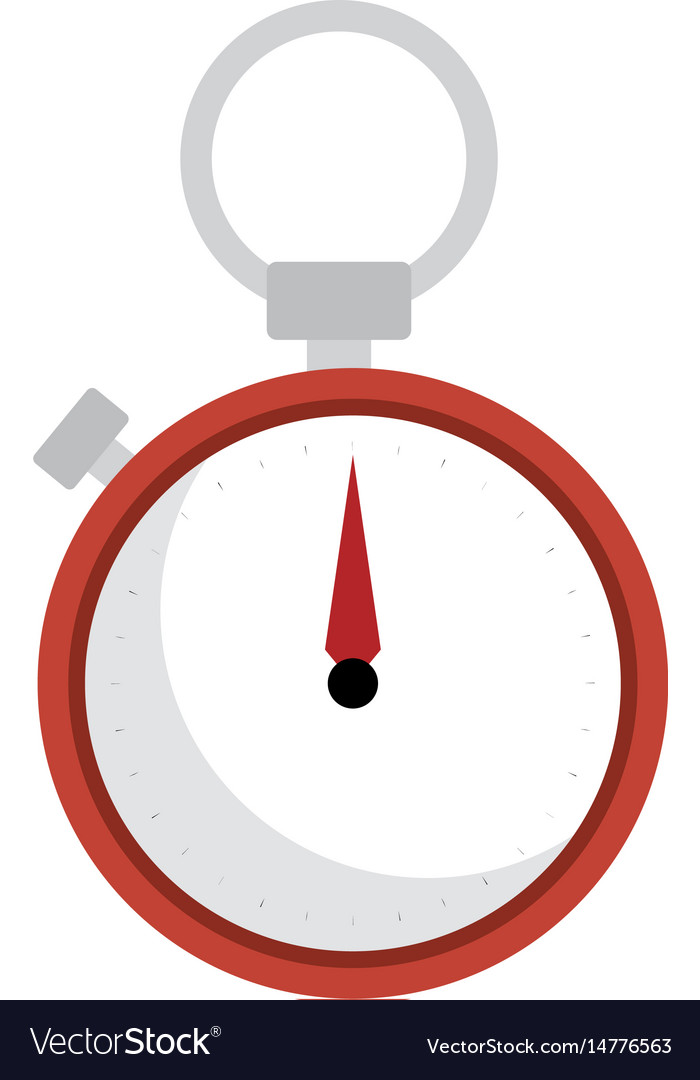 Chronometer device isolated icon