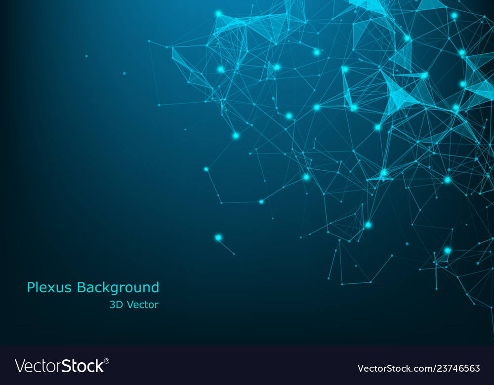 Data Network Abstract Background