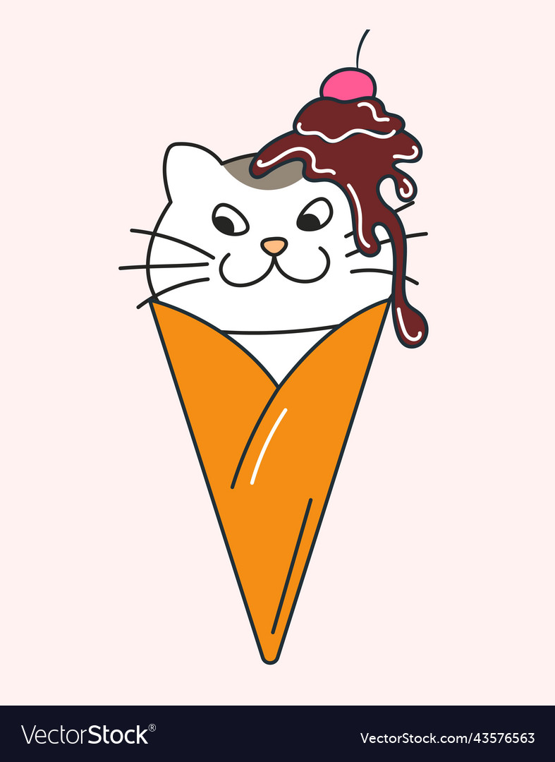 Eiscreme Katze