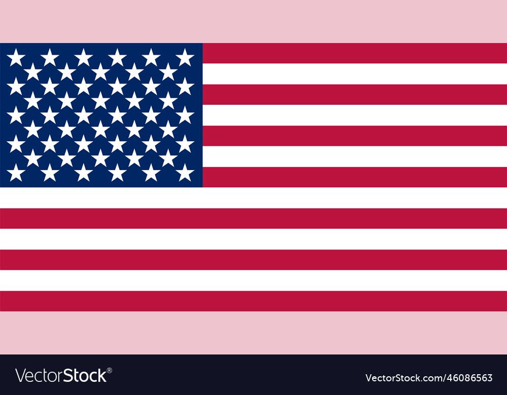 USA Flag Horizontal Banner