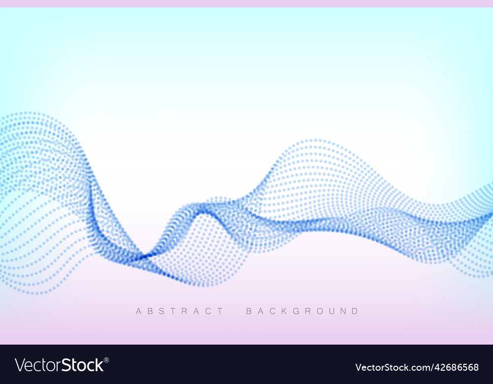Digital Wave Abstract Background