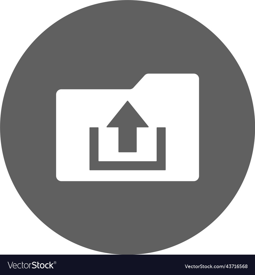 File upload icon gray graphics