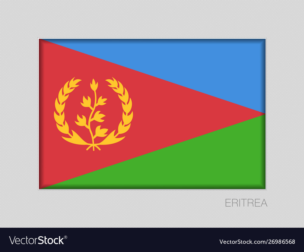 Flag eritrea national ensign aspect ratio 2