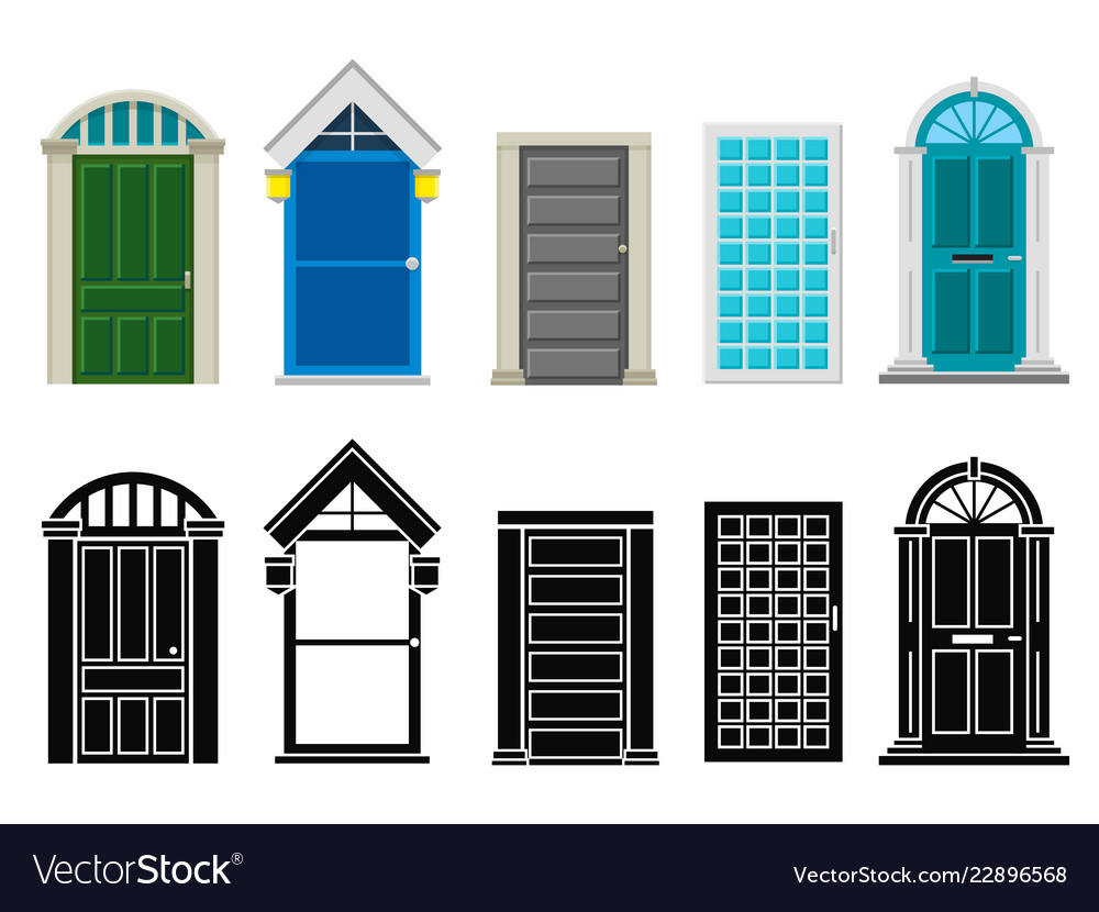 Front Door Clipart Silhouette