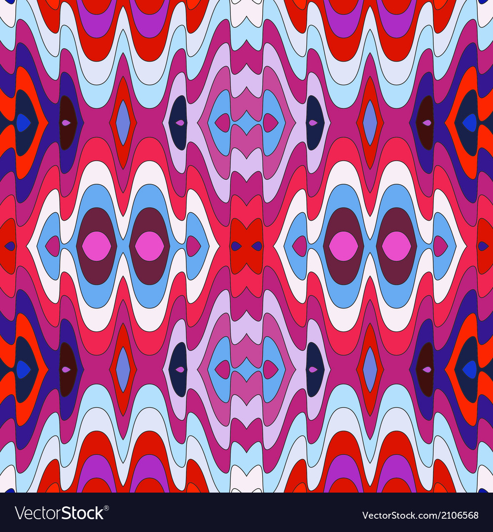 Retro Wavy Pattern Background