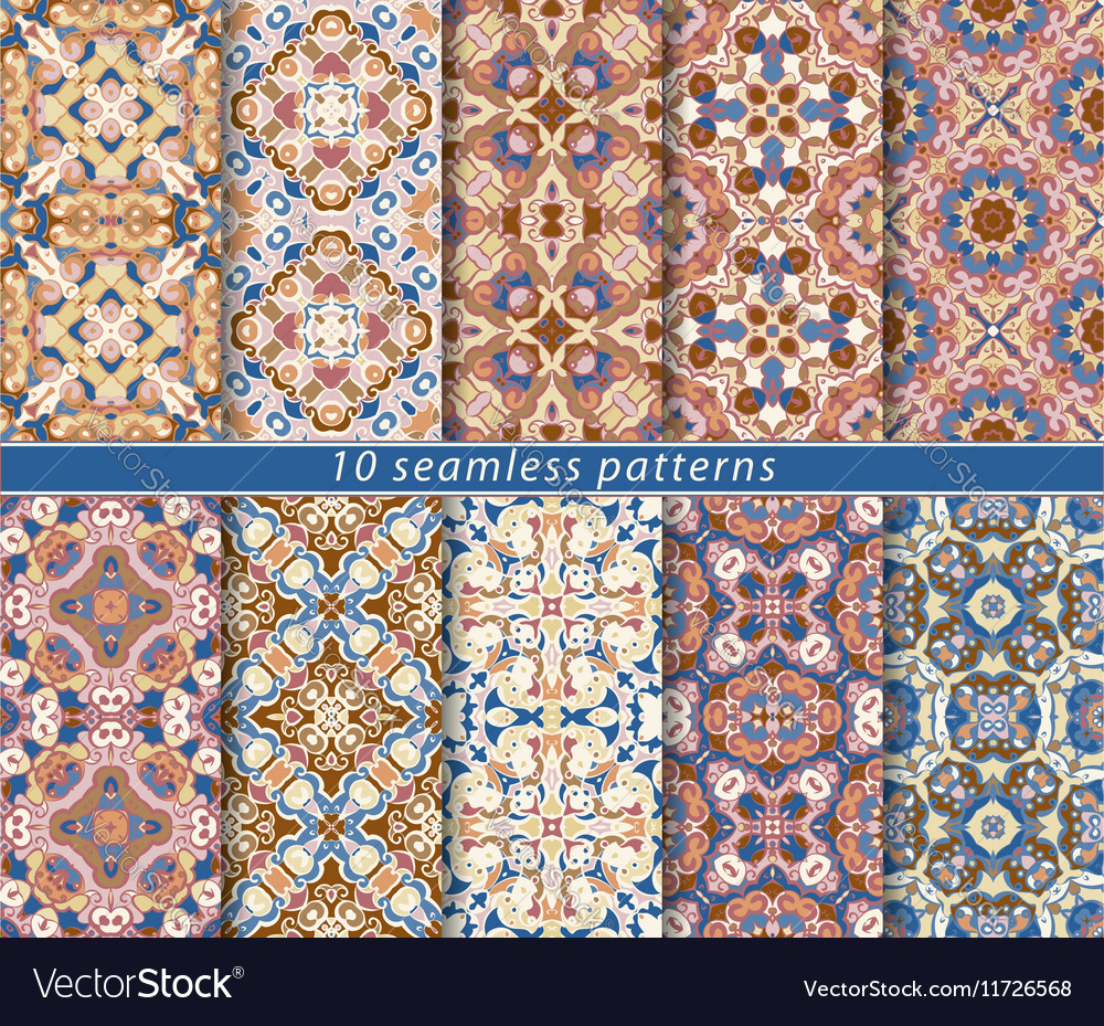 Set of seamless pattern