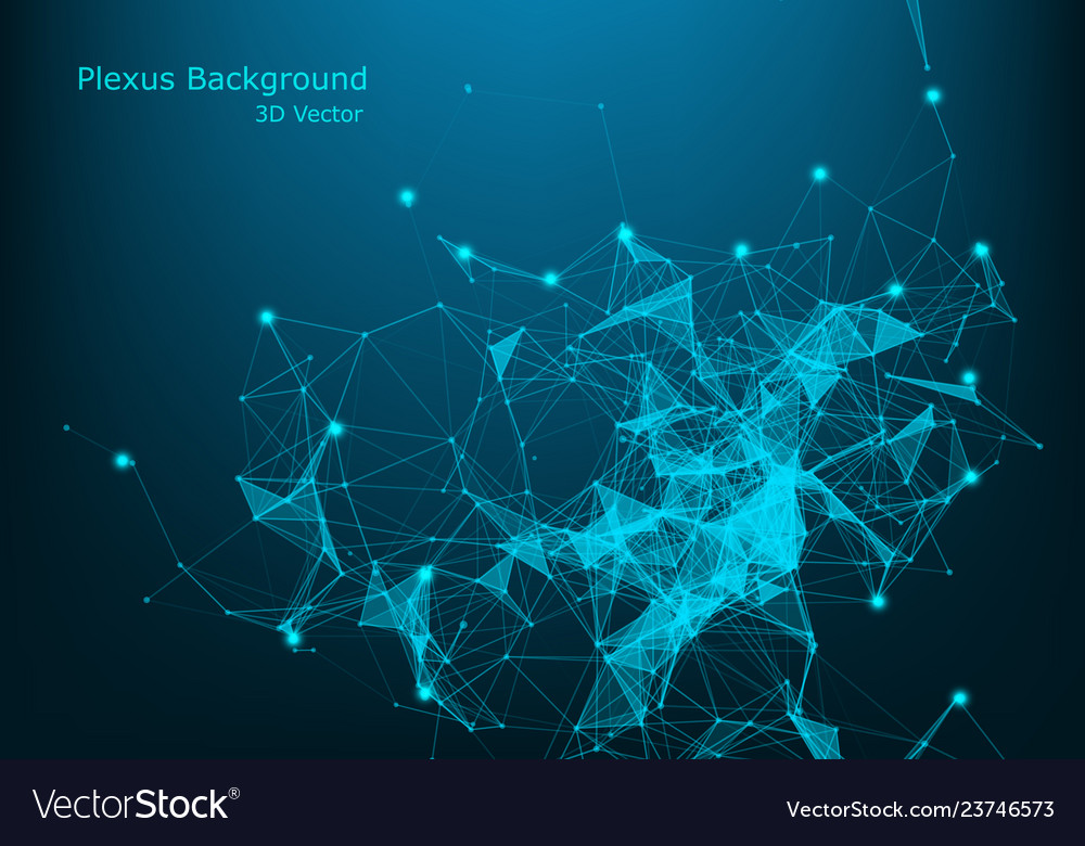 Geometrischer abstrakter Hintergrund mit verbundenen Punkten