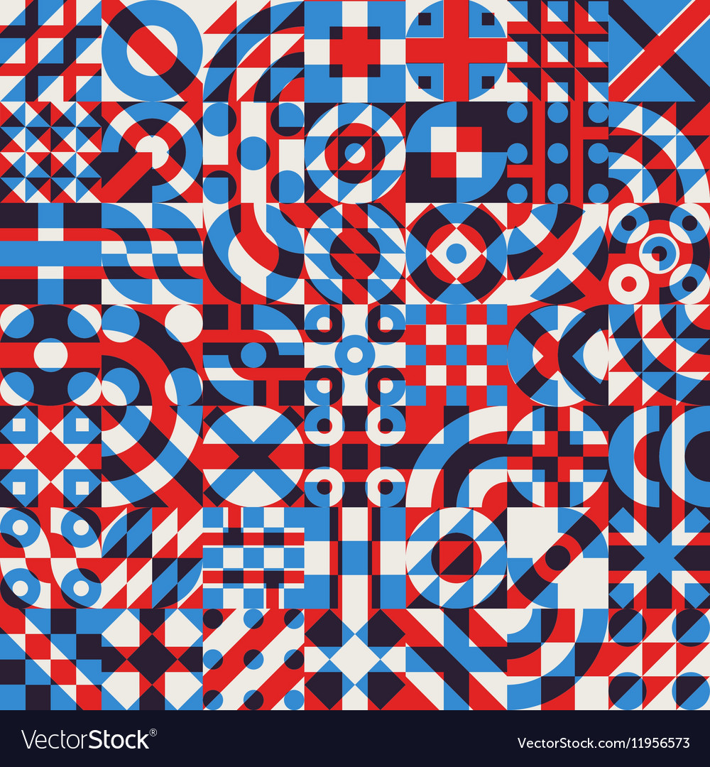 Irregular Geometric Blocks Quilt Pattern