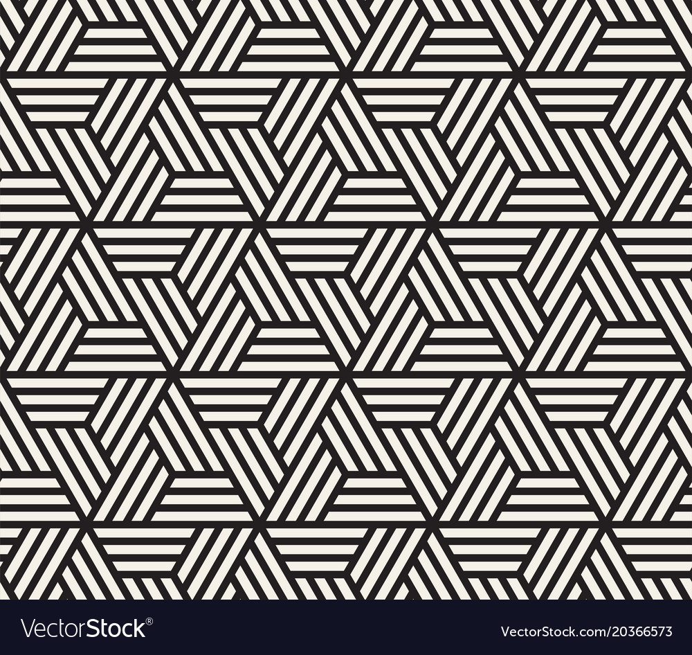 Modern Triangulated Pattern