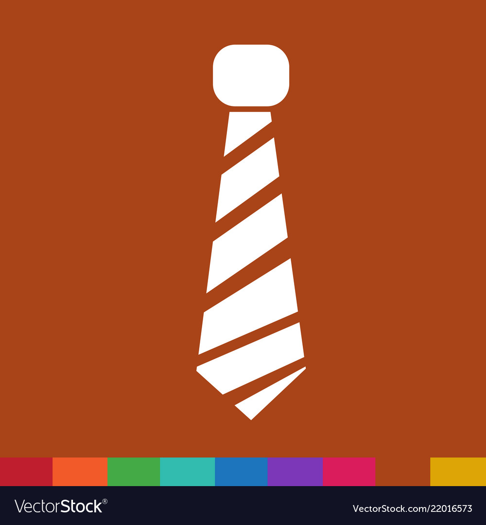 Necktie icon sign design