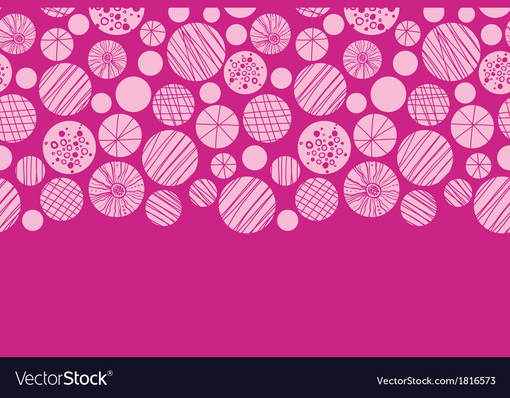 Pink Circle Border Pattern