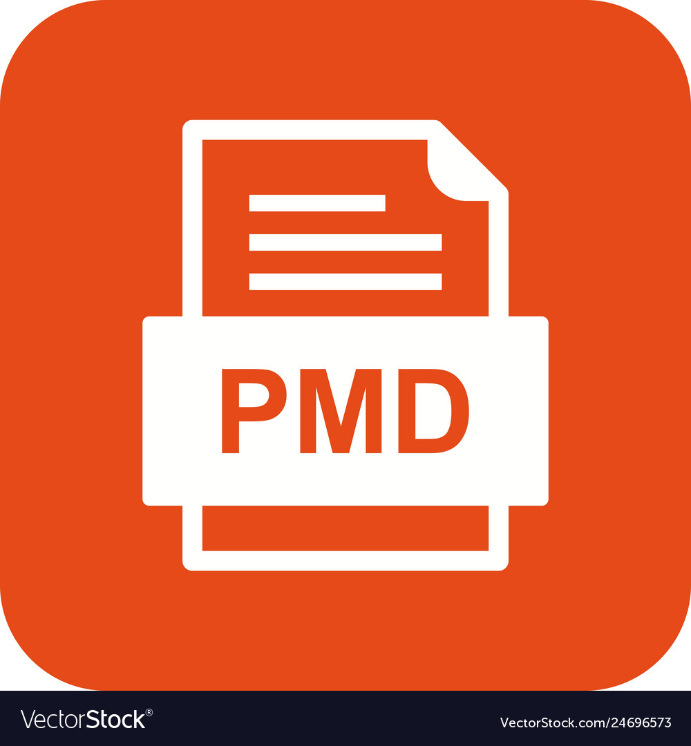 Pmd file document icon