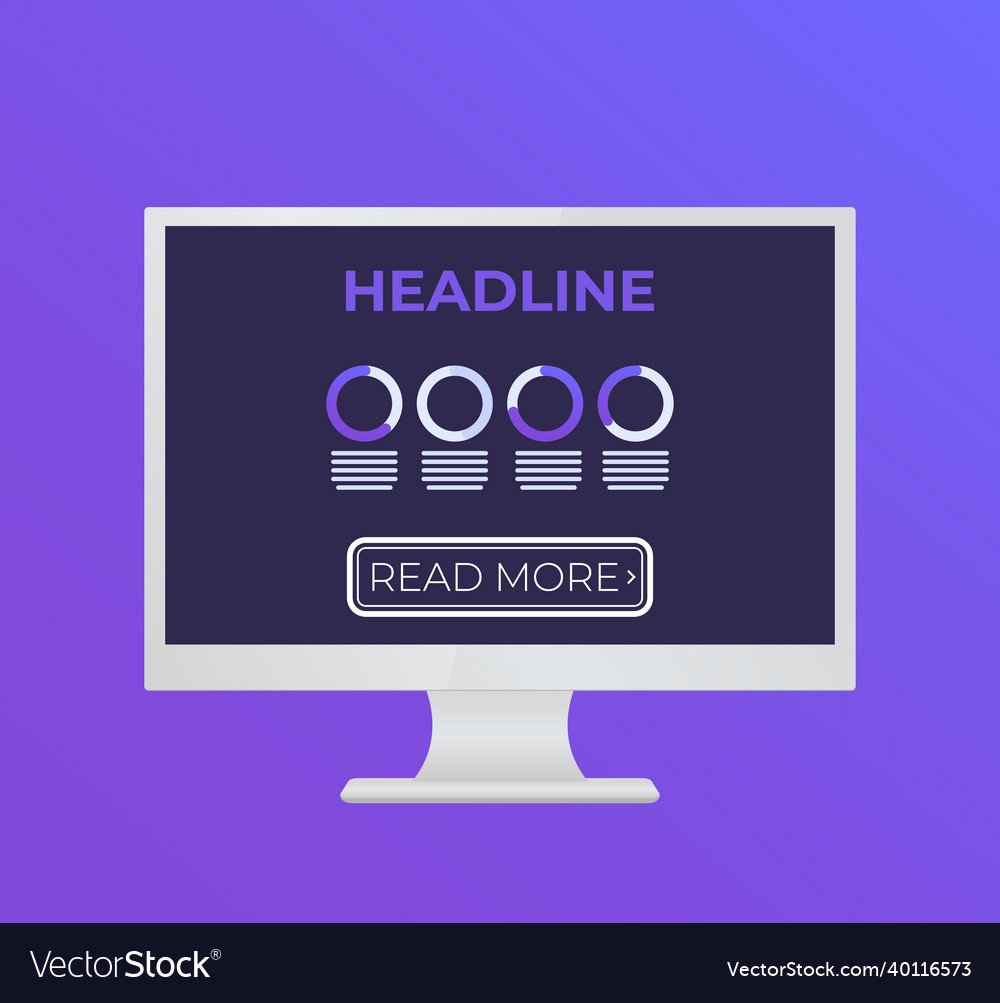 Read more button on screen