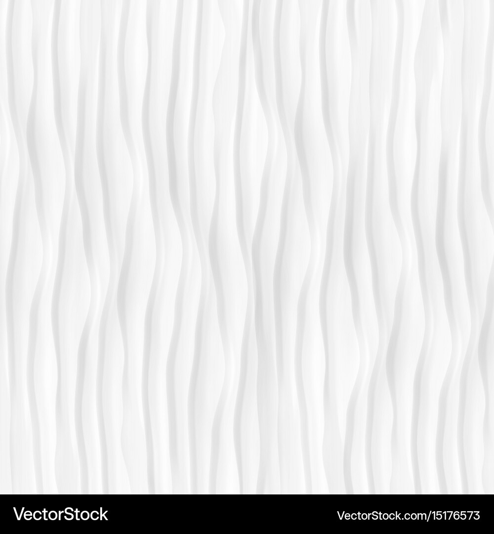 White texture abstract pattern seamless wave Vector Image