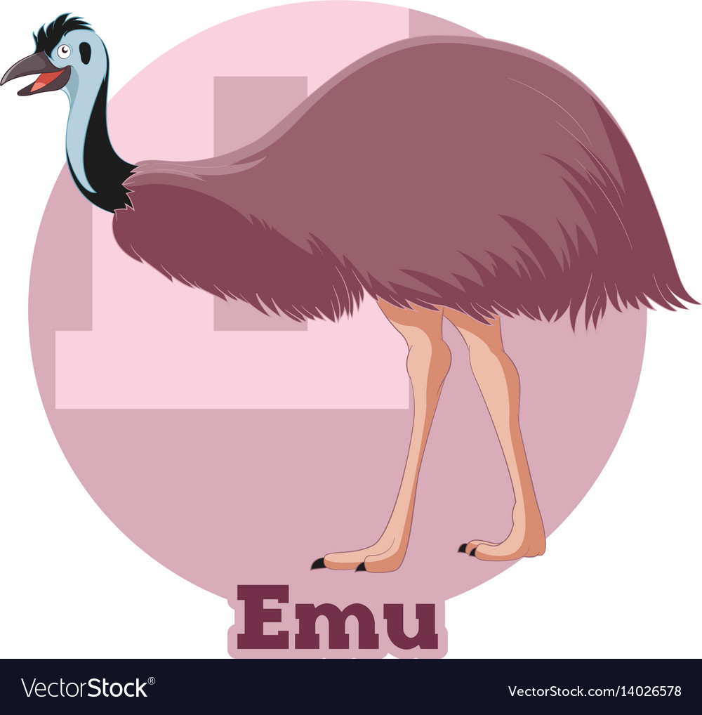 Abc cartoon emu Royalty Free Vector Image - VectorStock Abc cartoon emu Royalty Free Vector Image - VectorStock