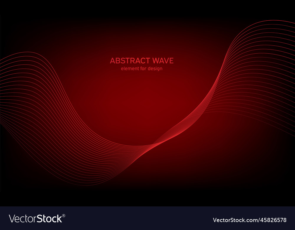 Abstract wave element for design digital vector image Abstract wave element for design digital
