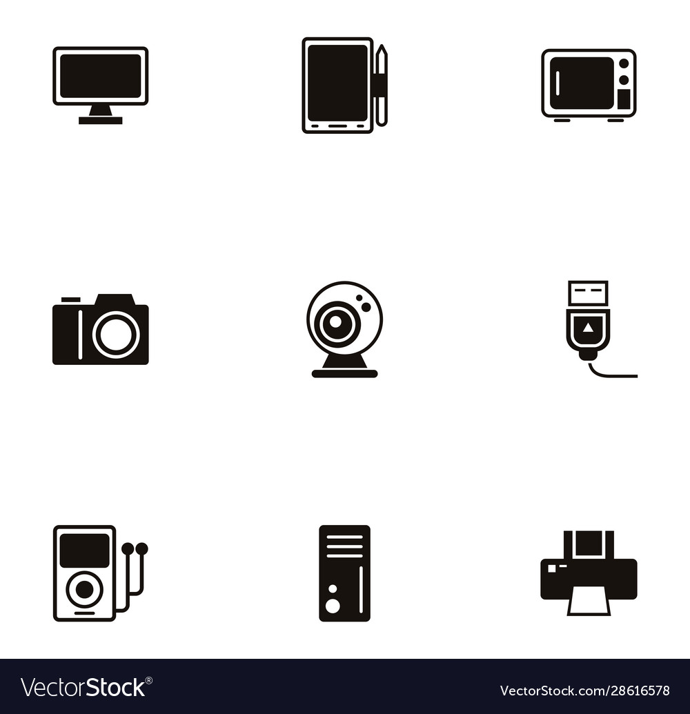 Bundle electronics devices icons