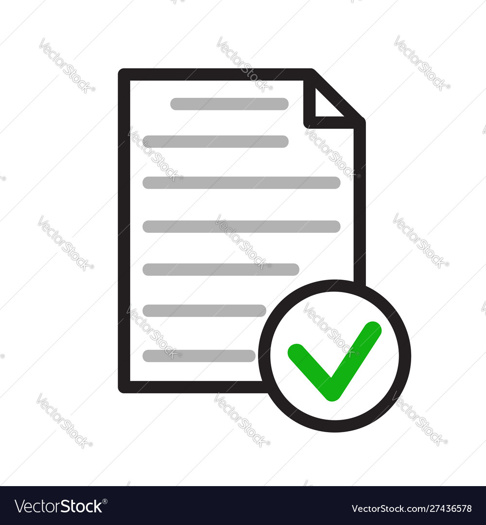 Checklist icon flat for web stock design vector image Checklist icon flat for web stock design