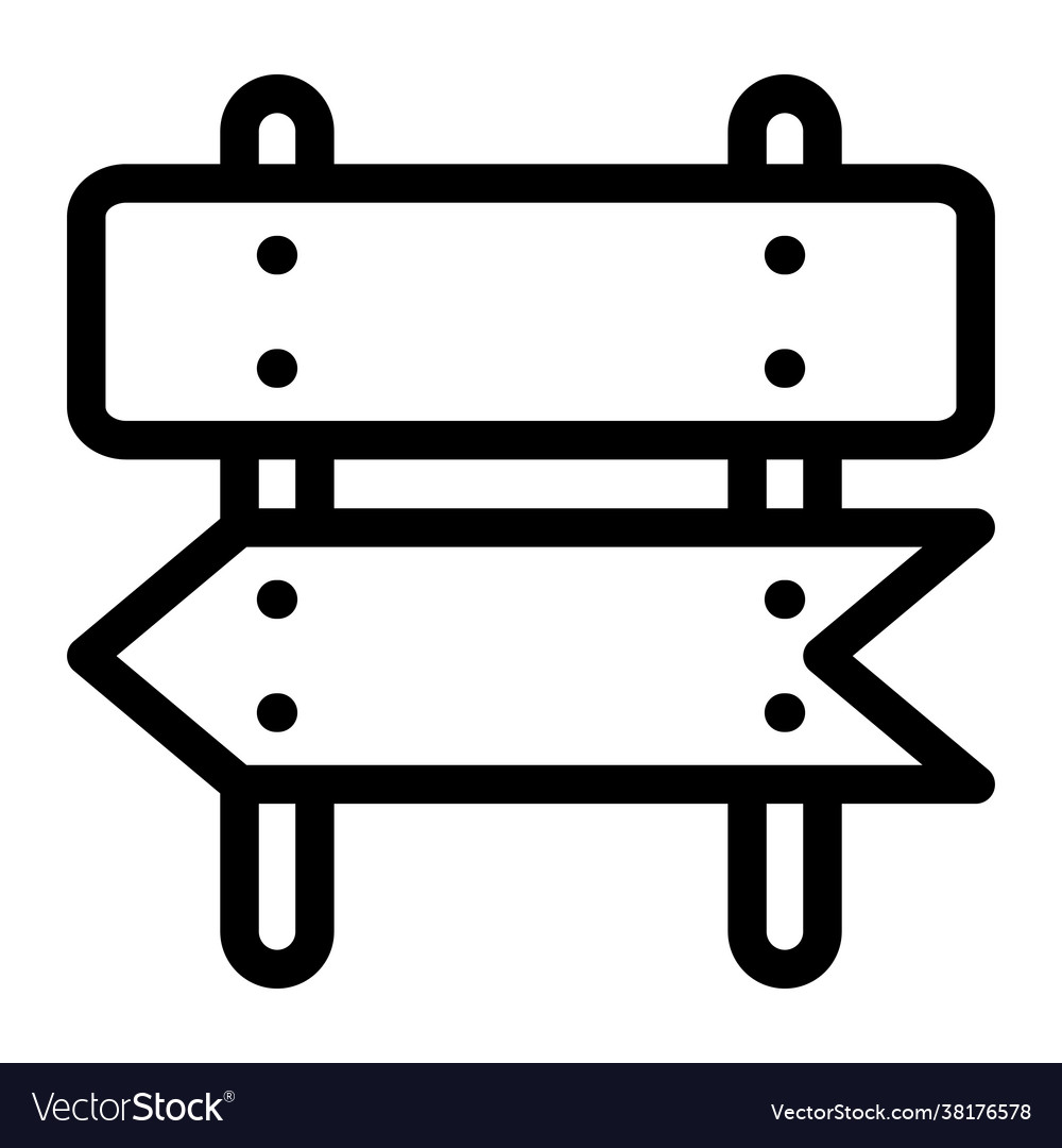 Directions roadboard Royalty Free Vector Image