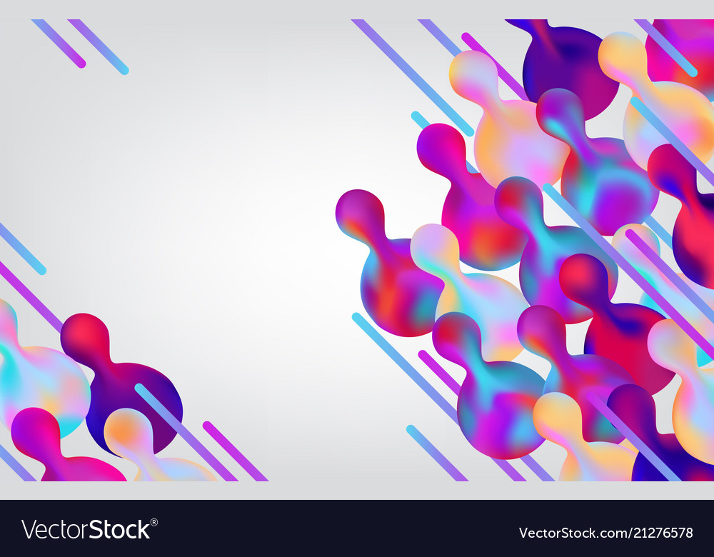 Gradient banner with fluid color abstract