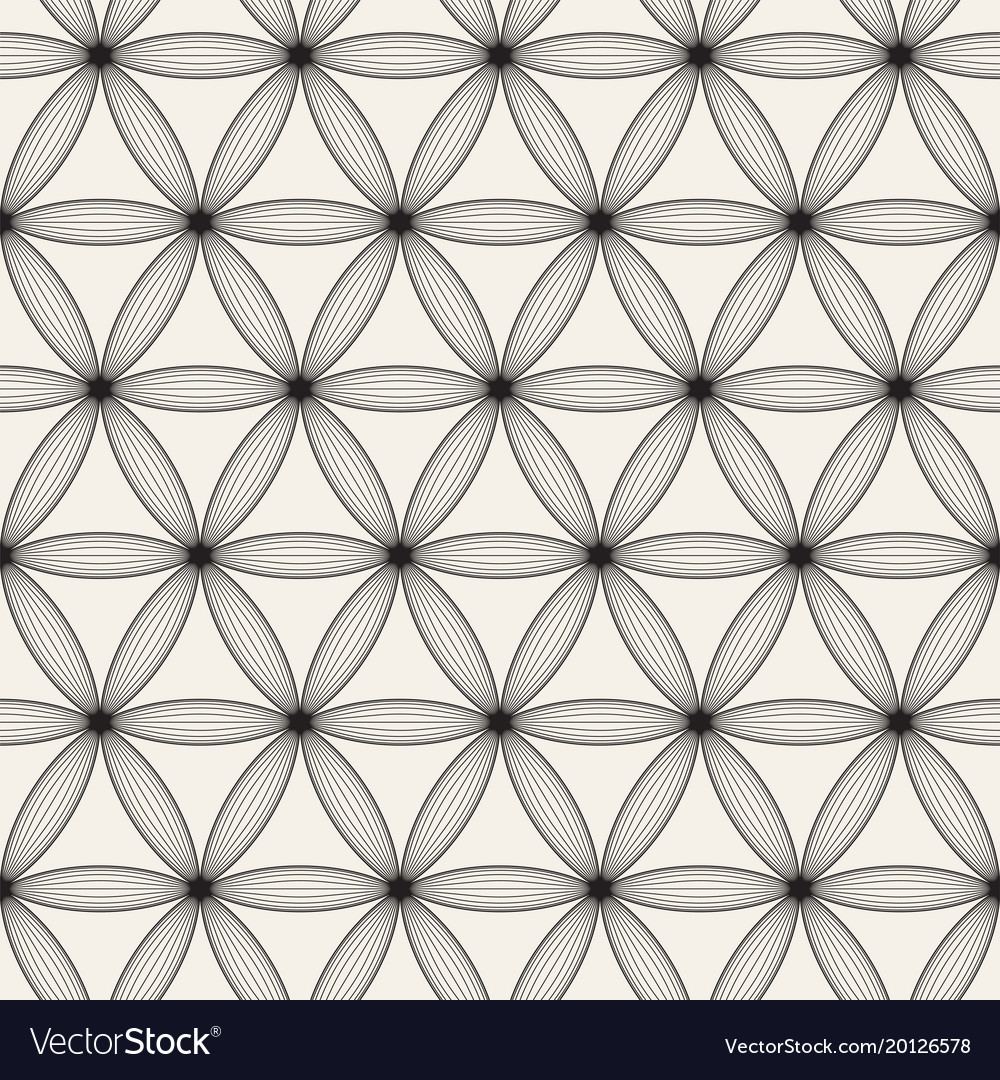 Monochrome Lattice Grid Pattern