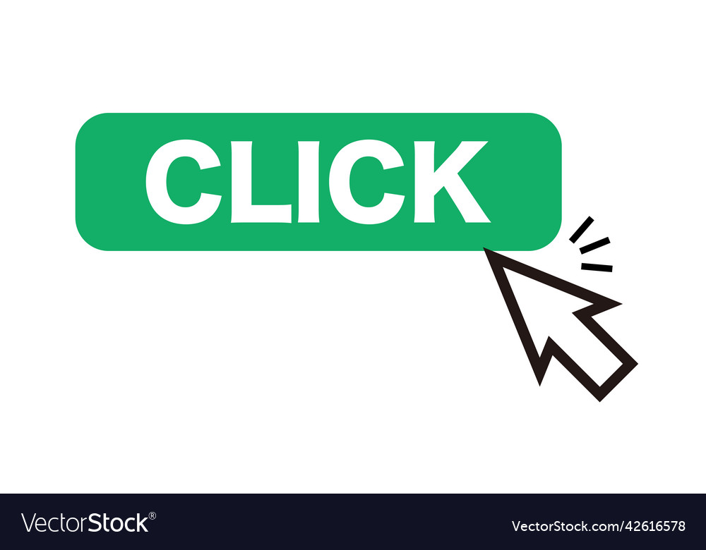 Mouse cursor icon clicking button