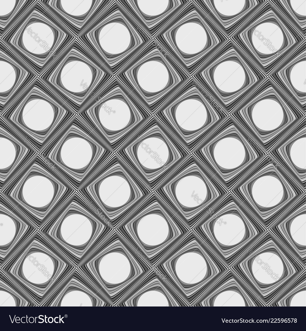 Rounded squares blending to angular seamless vector image Rounded squares blending to angular seamless