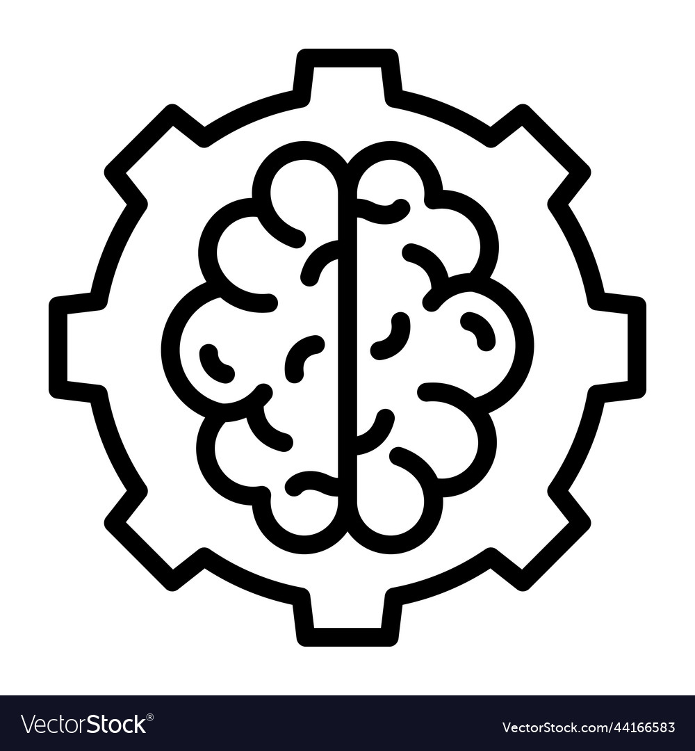 Ai mind Royalty Free Vector Image - VectorStock