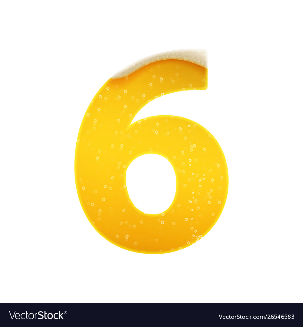 Digits for alphabet in form lemonade Vector Image Digits for alphabet in form lemonade
