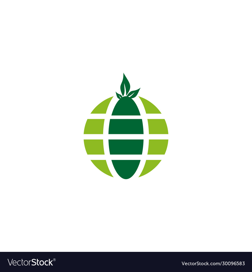 Earth globe logo design template