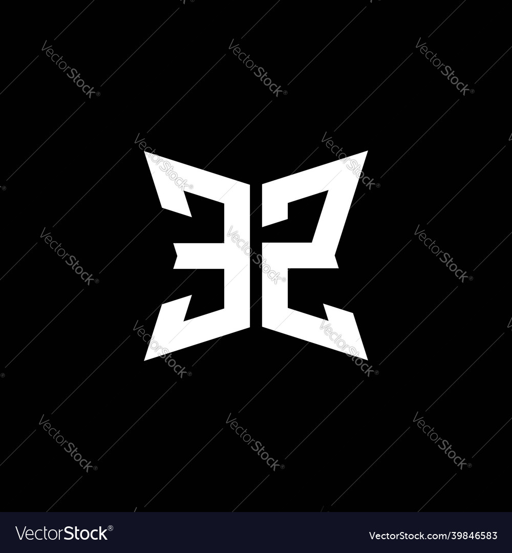 Ez logo monogram geometric shape style