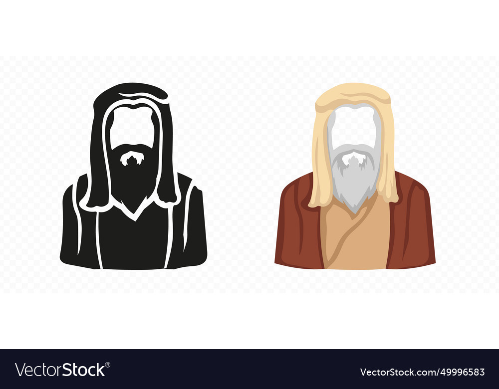 Religious moses bible historical person silhouette