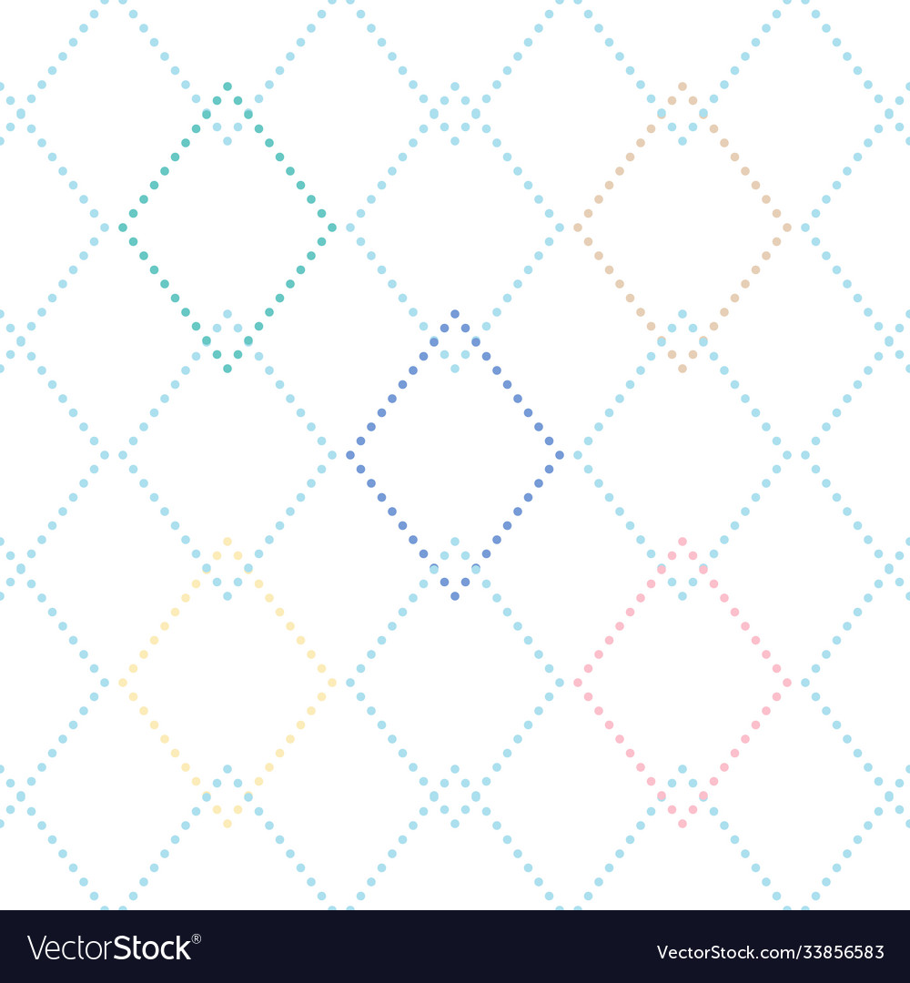 Seamless pattern with rhombuses vector image Seamless pattern with rhombuses