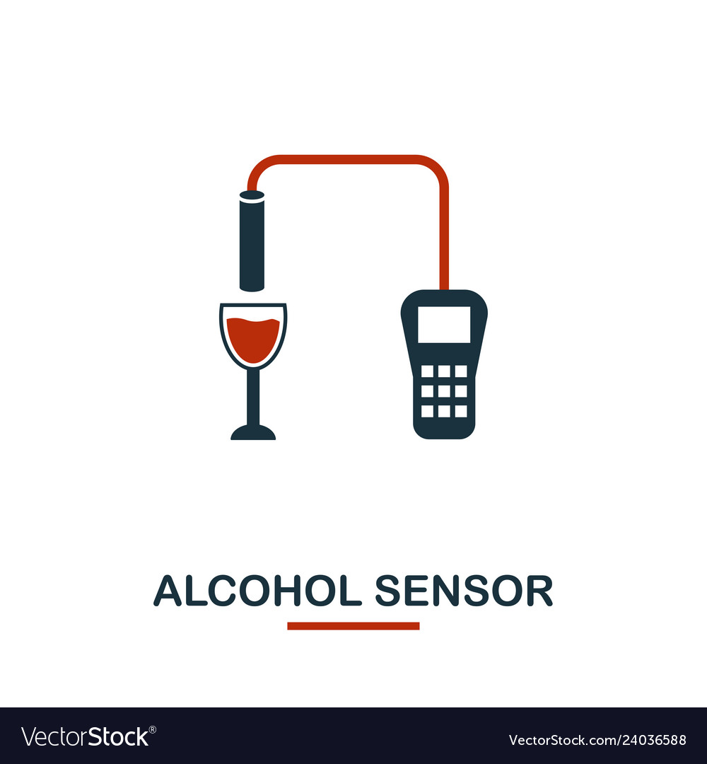 Alcohol sensor icon from sensors icons collection