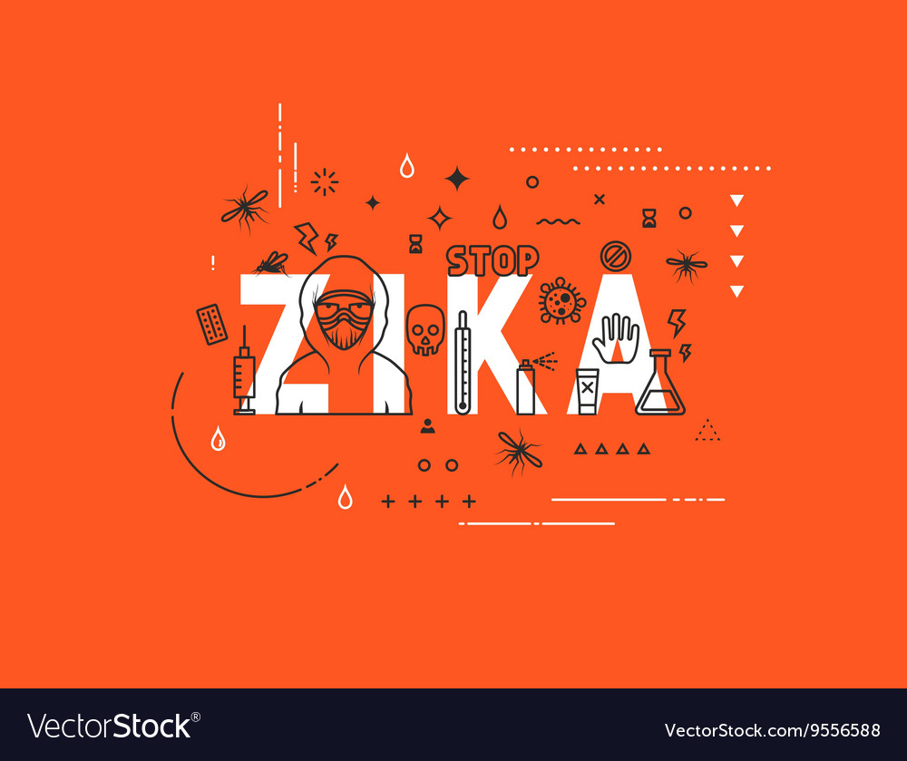 Design concept epidemic of zika virus