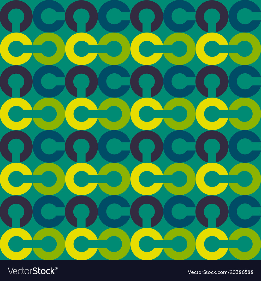 Link chain block seamless pattern