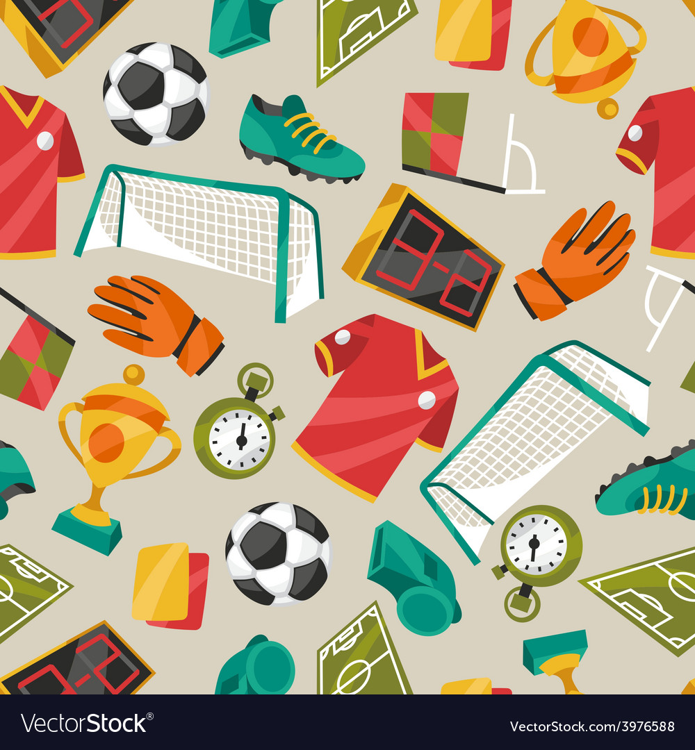 Sporty Soccer Pattern