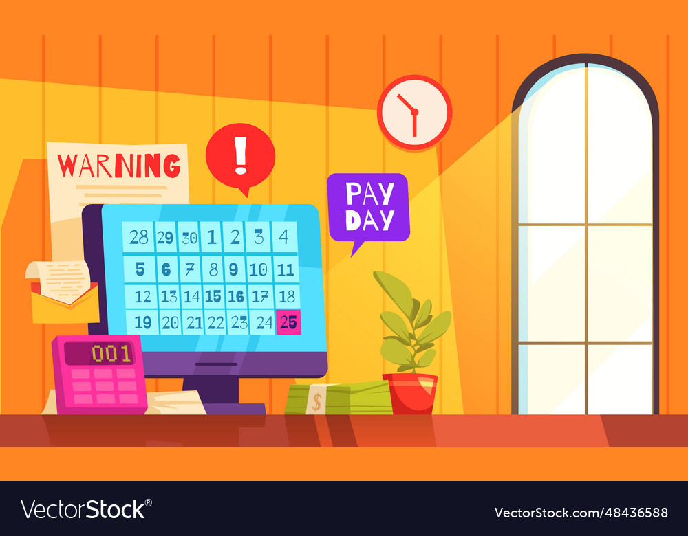 Tax service cartoon Royalty Free Vector Image - VectorStock