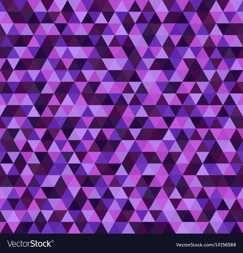 Triangle Purple Pattern Seamless Royalty Free Vector Image