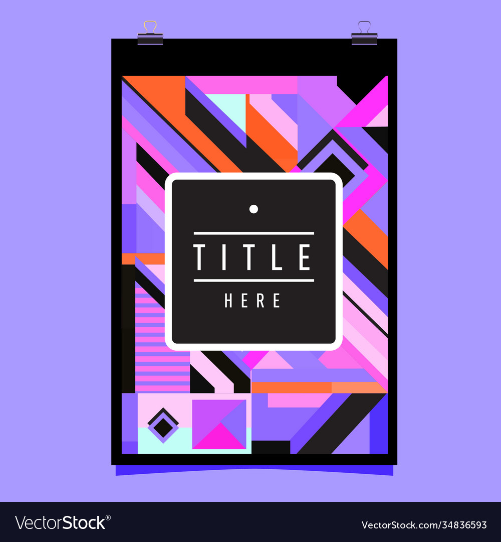Abstract colorful geometric pattern background